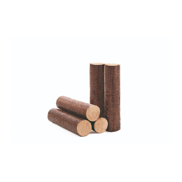 SPARK Holzbriketts rund, 960 kg Palette, aus Buchenholz, ohne Bindemittel