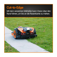 WORX Landroid Vision M600 WR206E – Mähroboter ohne Begrenzungskabel, bis 600 m², 20V Akku, App-Steuerung